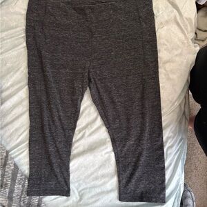 Athletic Works Gray Capris Comfortable Activewear